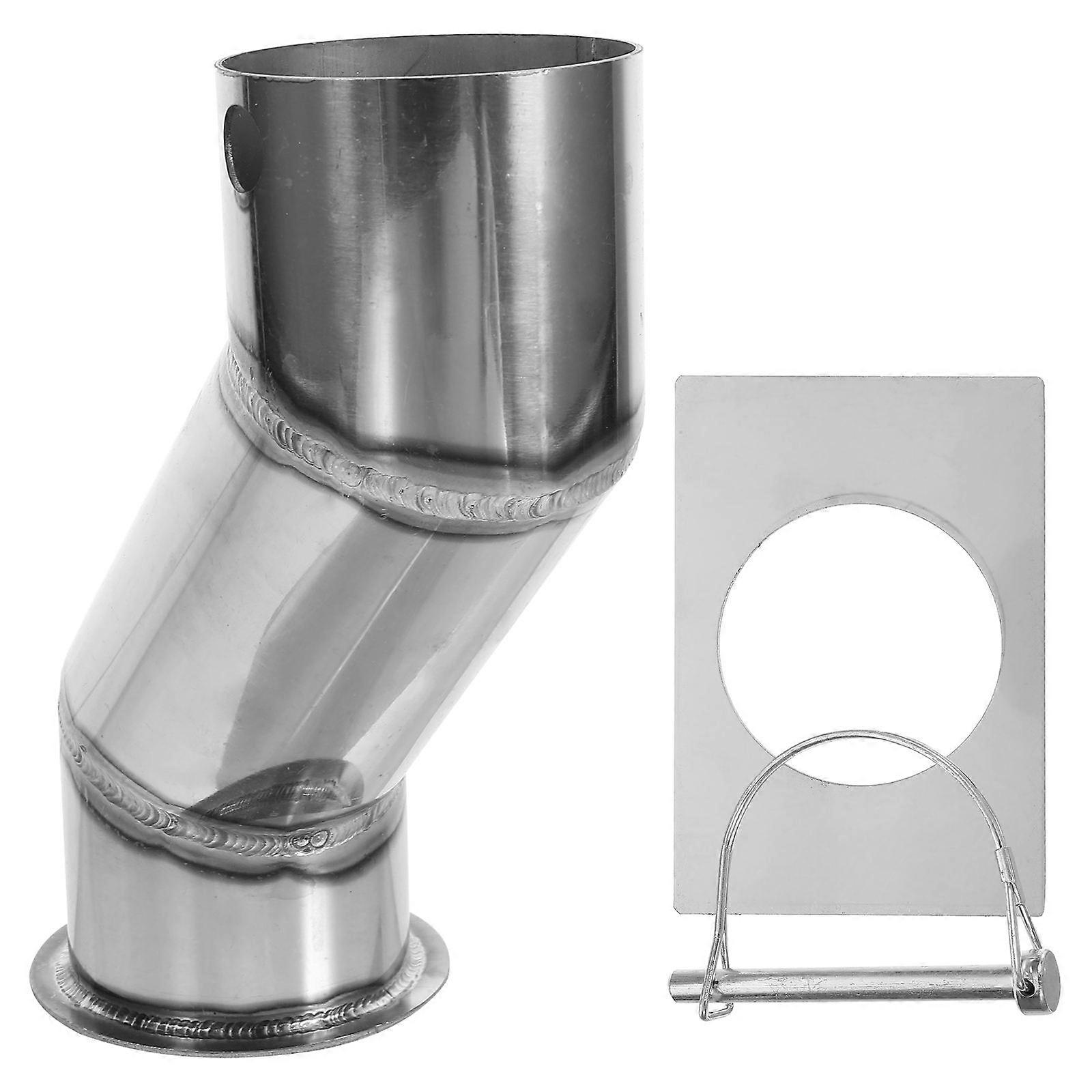 Rain Chain Adapter Connector Decorative Gutter Drainer Kit Durable Metal Cup Hook for Easy Installation Garden Decor