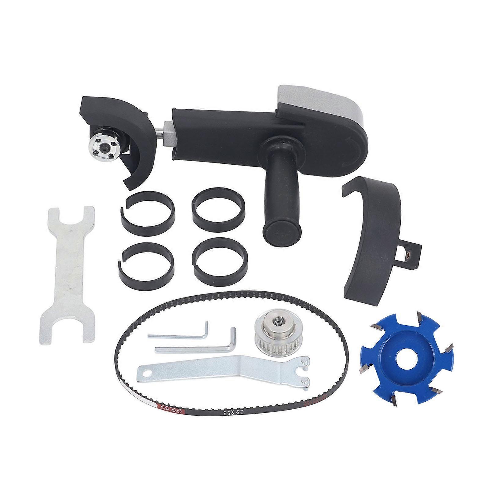 Adjustable Hand Angle Grinder Converter Set to Carving Machine Adapter for Slotting Sculpturing