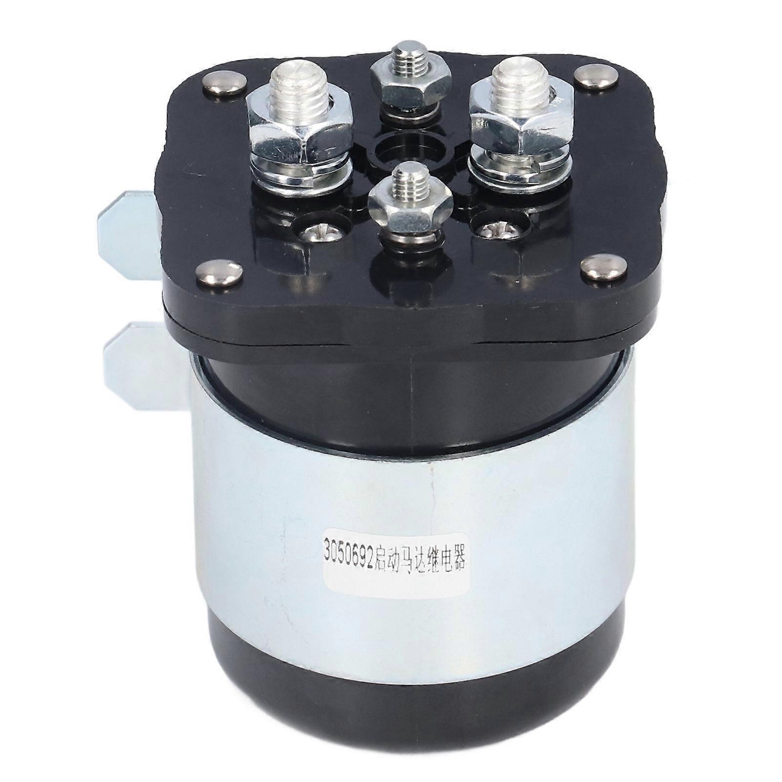 Starter Motor Relay ABS Stainless Steel 200A DC Relays Car Main Power Switch for Automotive ElectronicsDC24V