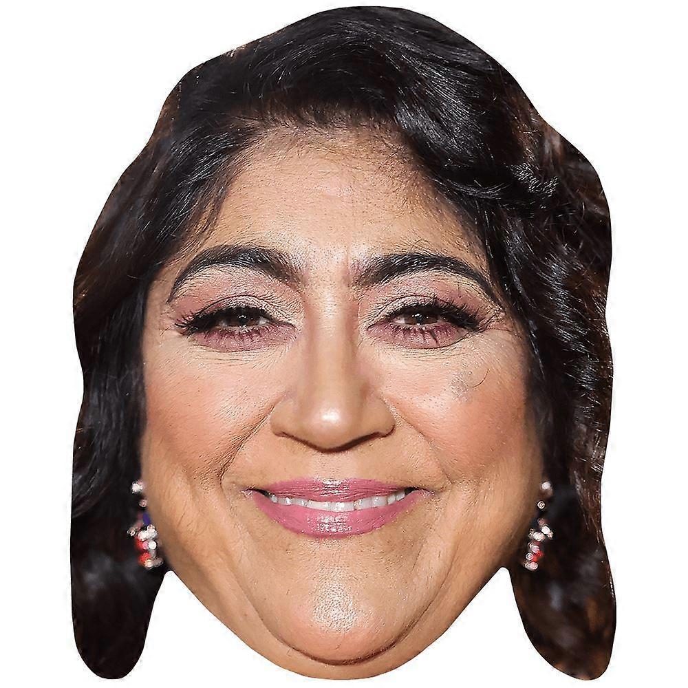 Gurinder Chadha (Smile) Celebrity Mask, Flat Card Face