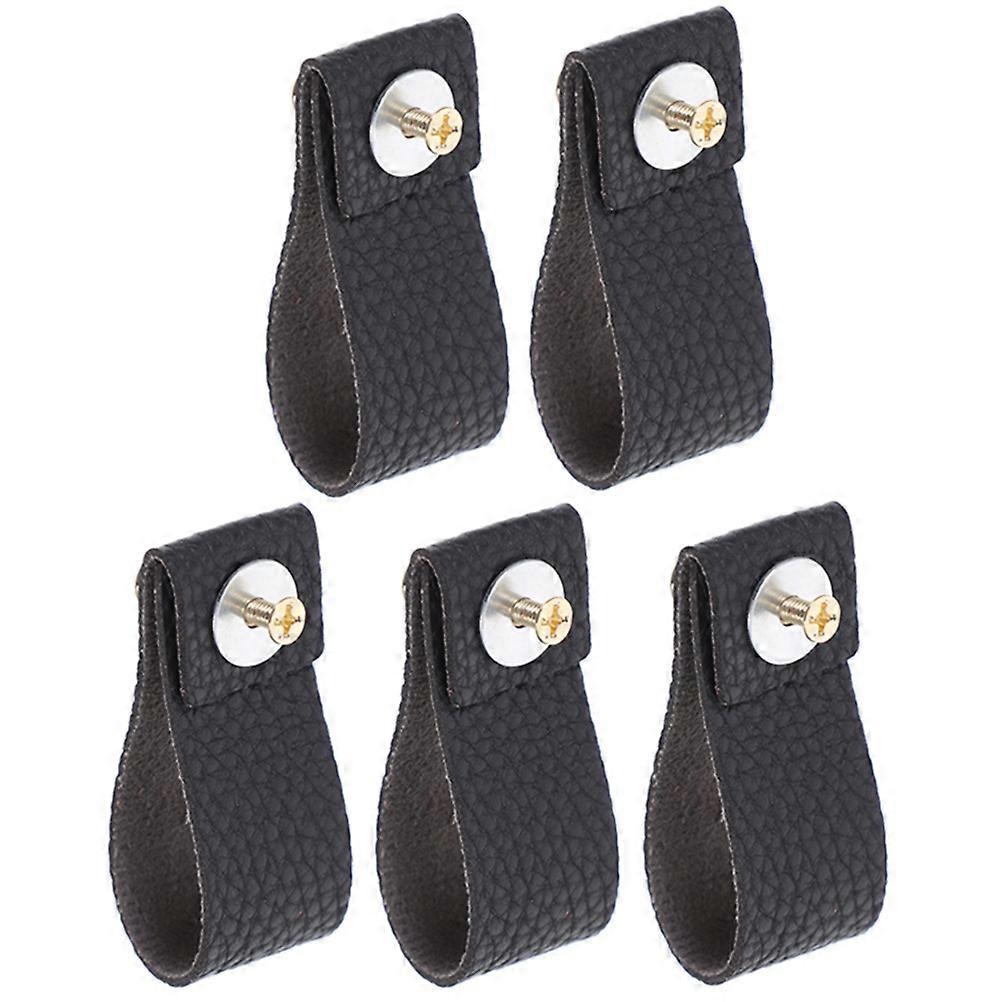 Pulls for Dresser PU Dresser Knobs for Drawer Use 5Pcs