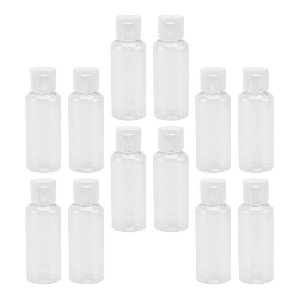 Cosmetics Container Travel Cream Container Rectangular Shape Plastic Material 9.5X3X3CM 50ML Convenient 25Pcs