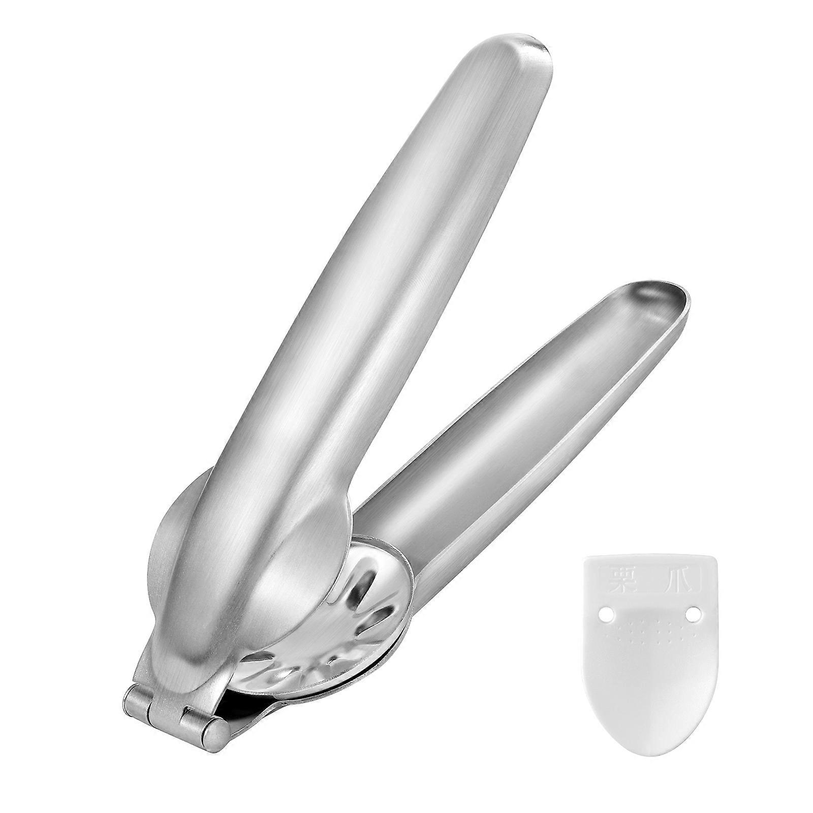 Handheld Chestnut Opener Tool Silver 17 x 5.5 x 3 Cm 304 Stainless Steel for Home Users Nut Processing 1Pack
