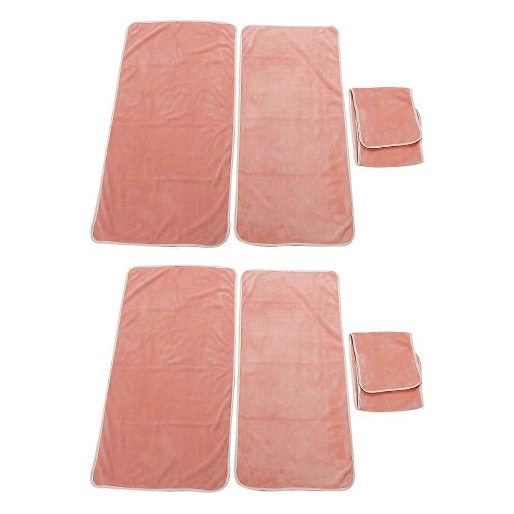 Hair Drying Towel Wrap Super Fiber Material Workmanship High Water Absorption 2 Sets