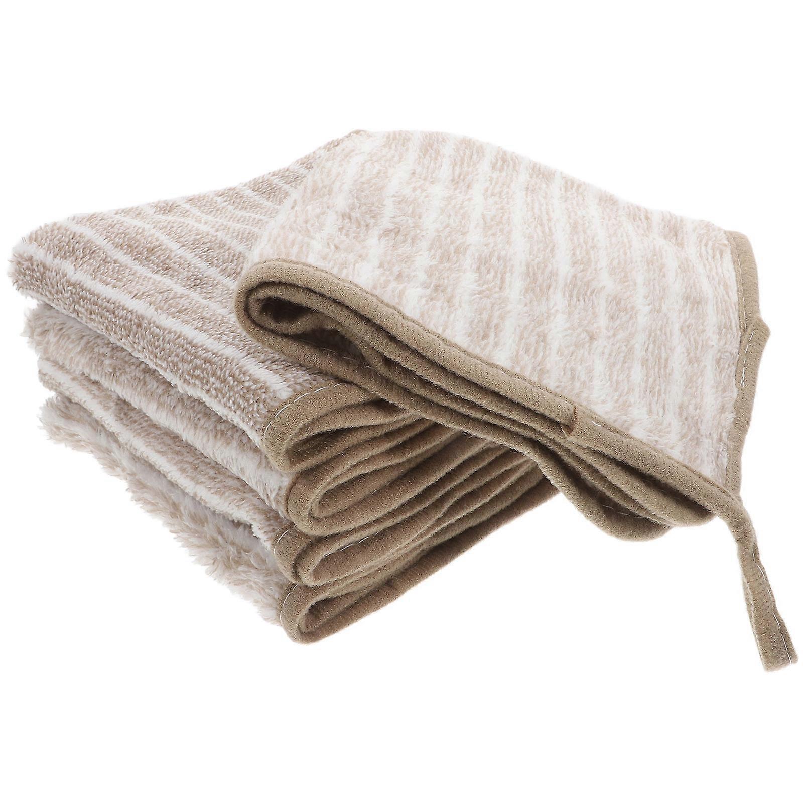 Absorbent Dish Towels For Drying Dishes Super Absorbent Kitchen Rags Coral Fleece Reusable Cleaning Cloths For Home Cleaning 10Pcs