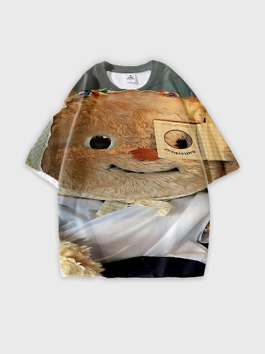 라운드넥 티셔츠, 루즈핏 반팔, O118