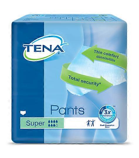 Calcinha elástica absorvente e respirável Tena Pants Super - XL