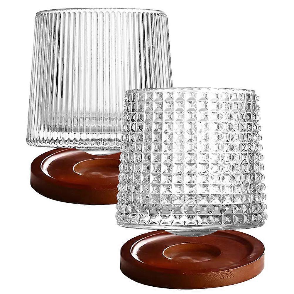 Elegant Whiskey Glasses with Coasters Versatile Drinking Cups for Parties, Weddings, Home, and Restaurant Use