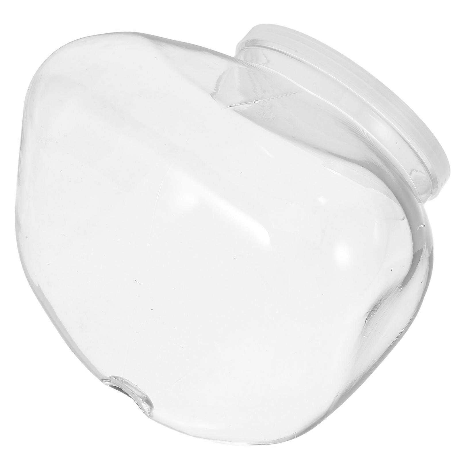 Milk Bottles With Lids Transparent Plastic Storage For Dry Food And Jam 3000 Ml 1Pack
