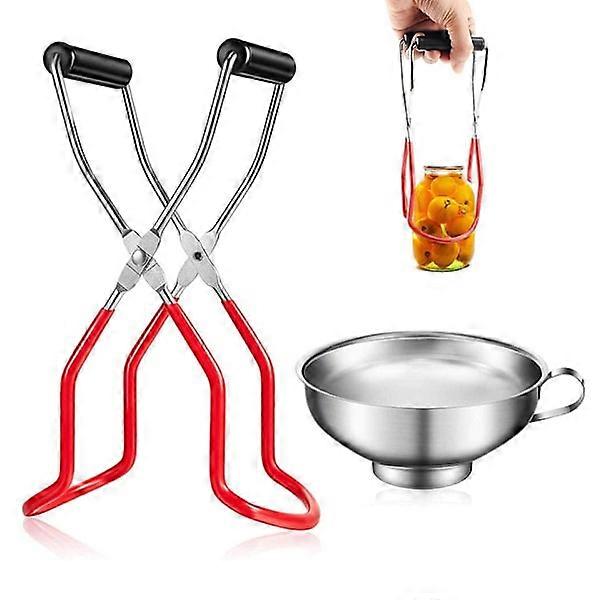 Jar lifter, non-slip jar lifter tongs, jar lifter set