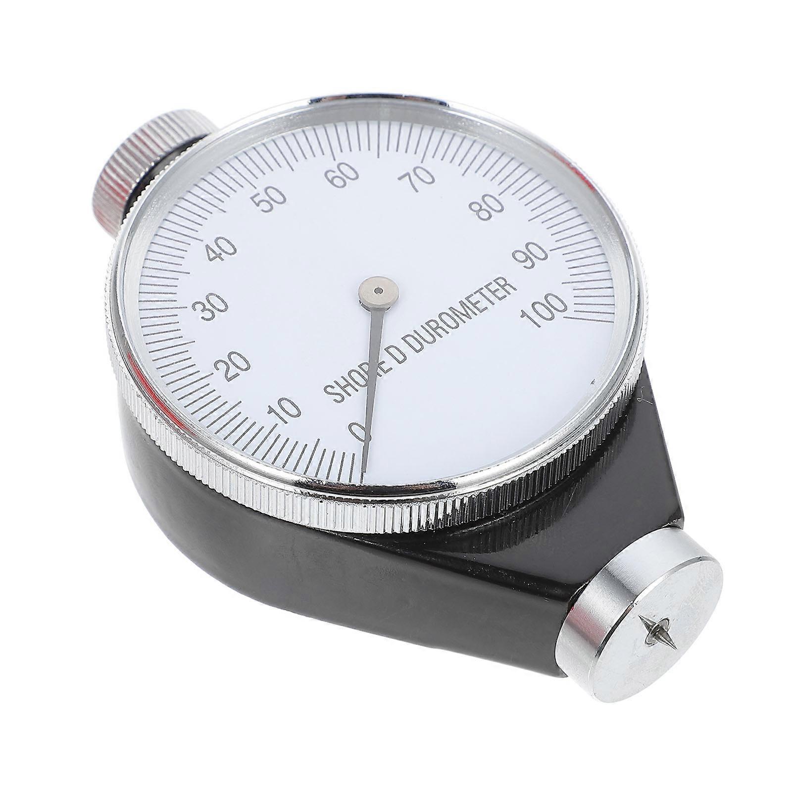 Type D Durometer Hardness Tester Portable For Researchers Industrial Use Large Dial Display 1Pc