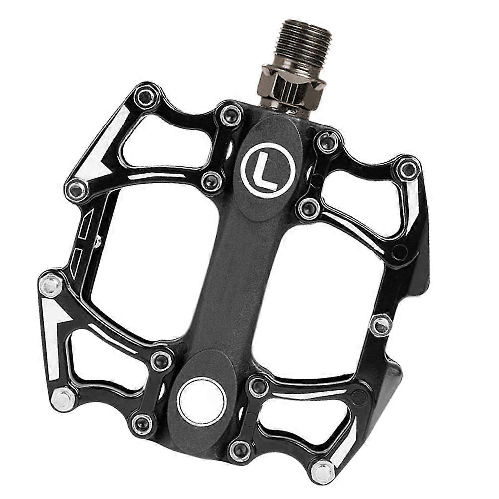 Bike Pedal with Aluminum Alloy for Mountain Black Sliding Friction Reduction Material 1