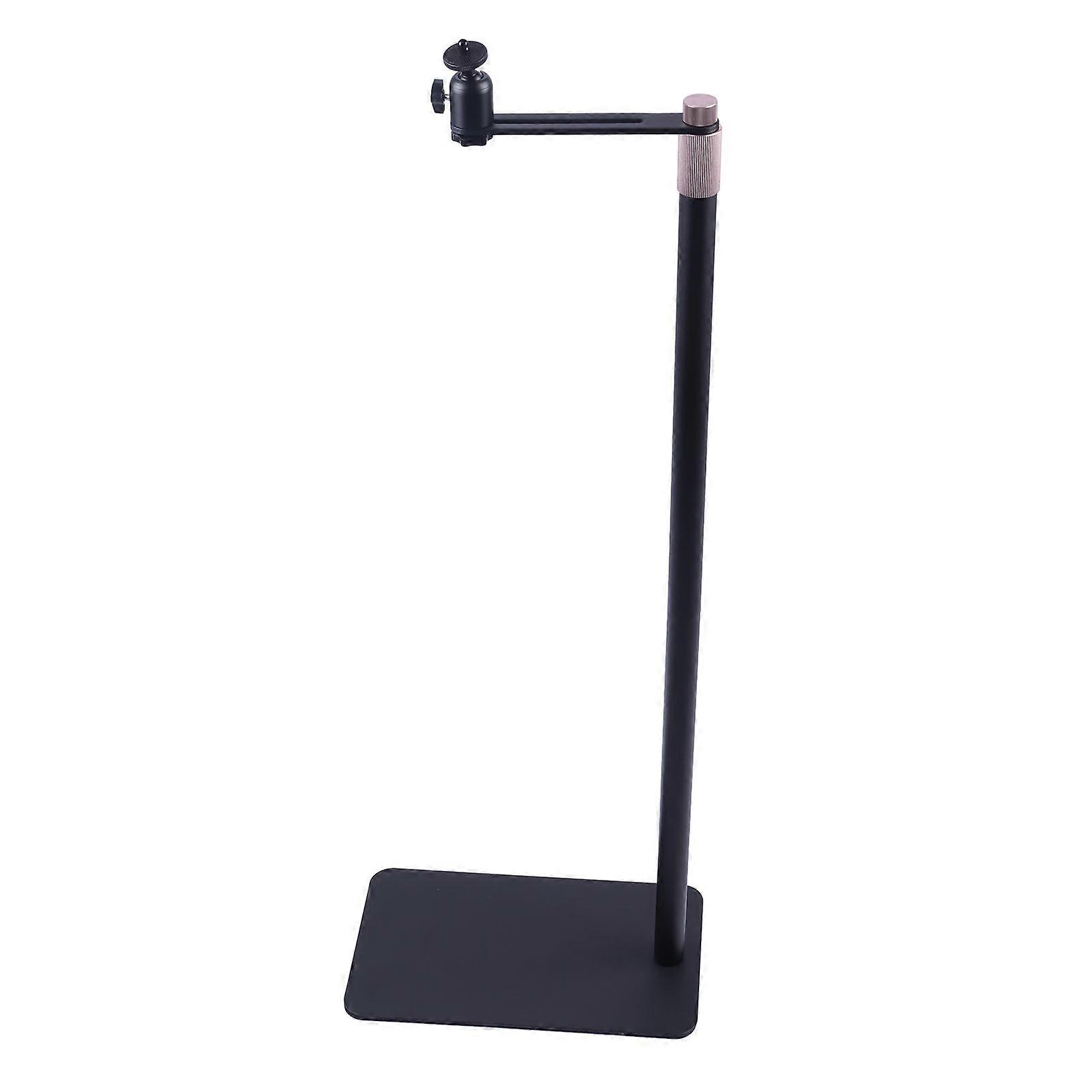 Projector Floor Stand Carbon Steel Height Adjustable Hide Against Wall Mount Bracket Shelf for Camera Gimbal Mobile Phone