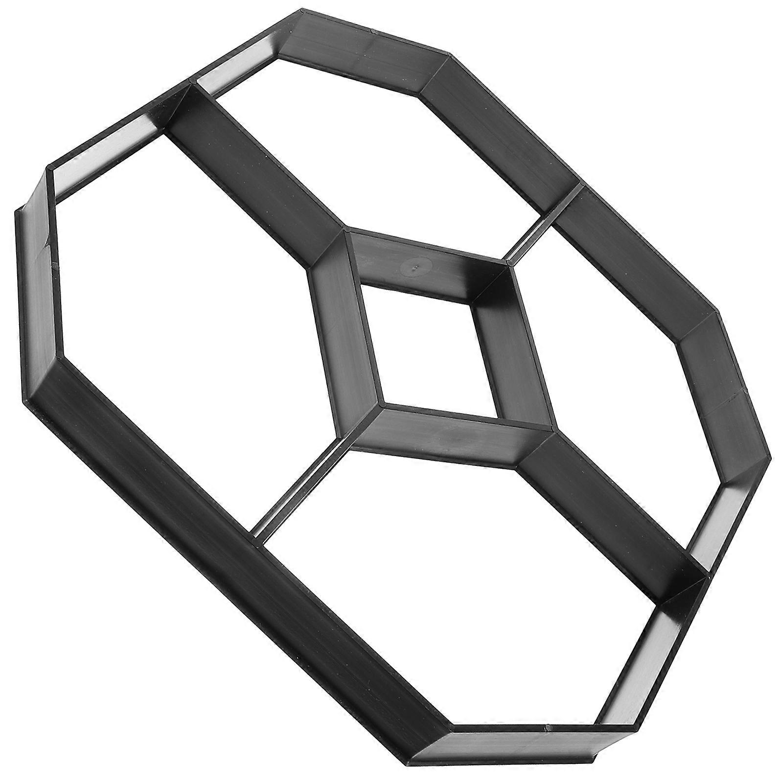 DIY Path Maker Mould Hexagonal Plastic Design for Garden Projects 40x40cm 1Pack