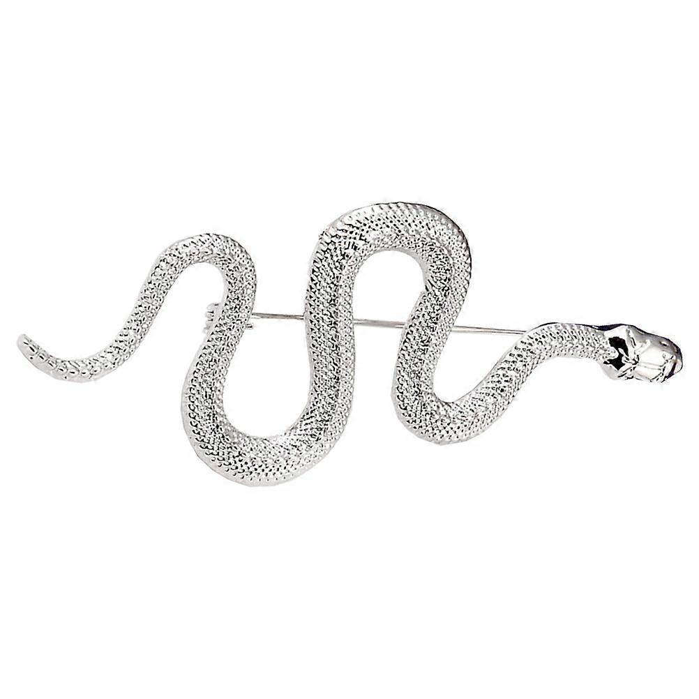Elegant Snake-Shape Brooch Decorative Accessory For Parties 7X2.5Cm 1Pc