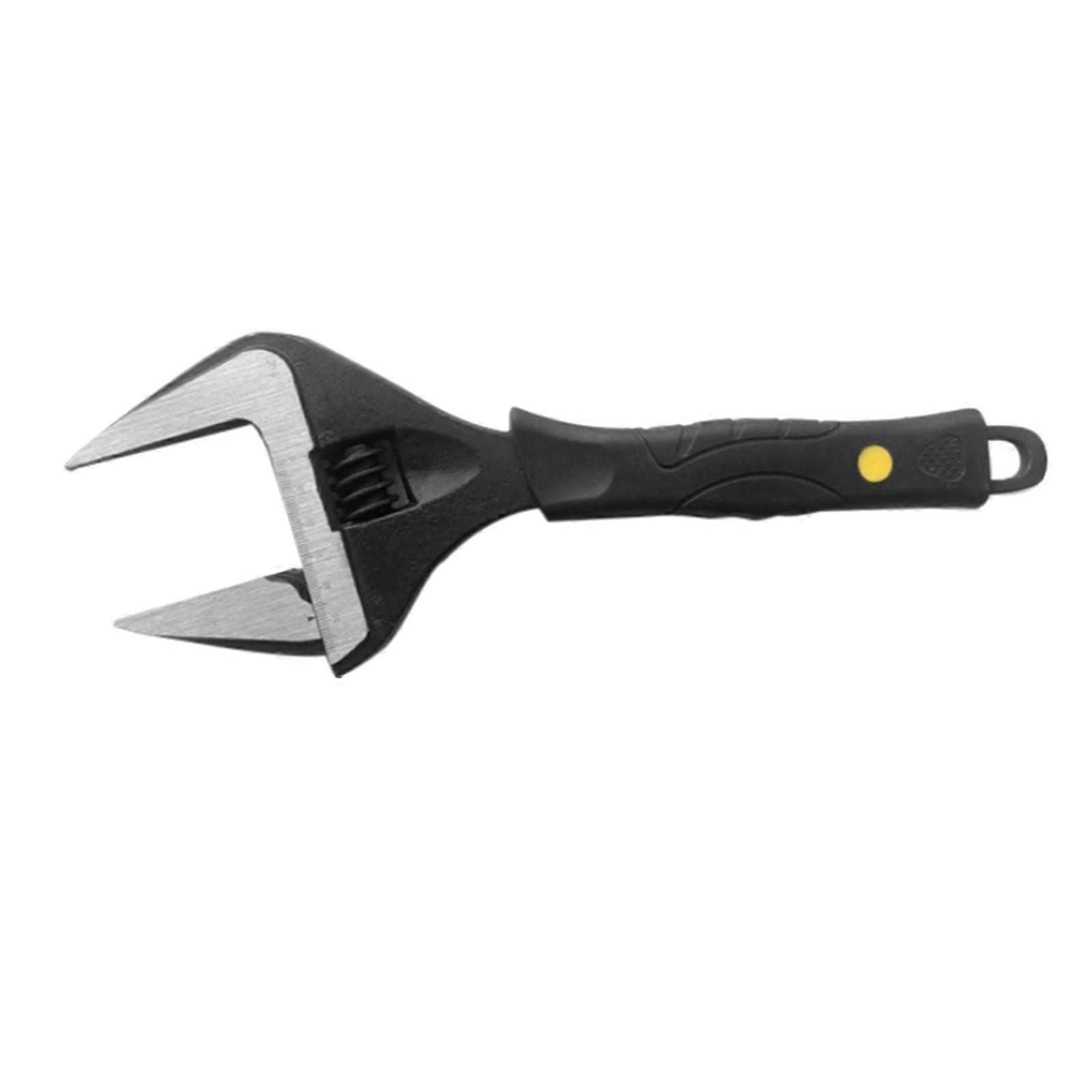 Adjustable Wrench 6/8/10/12 Inch Wide Opening Tool for Plumbing and Automotive Maintenance, Multi-Size Compatibility