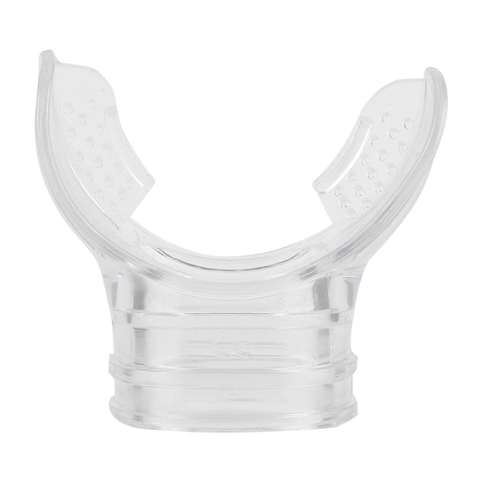 Transparent PVC Professional Scuba Diving Standard Bite Mouthpiece
