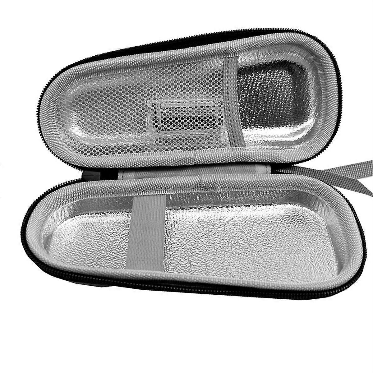 Shaver Storage Box Waterproof EVA Razor Travel Case with Mesh Pocket