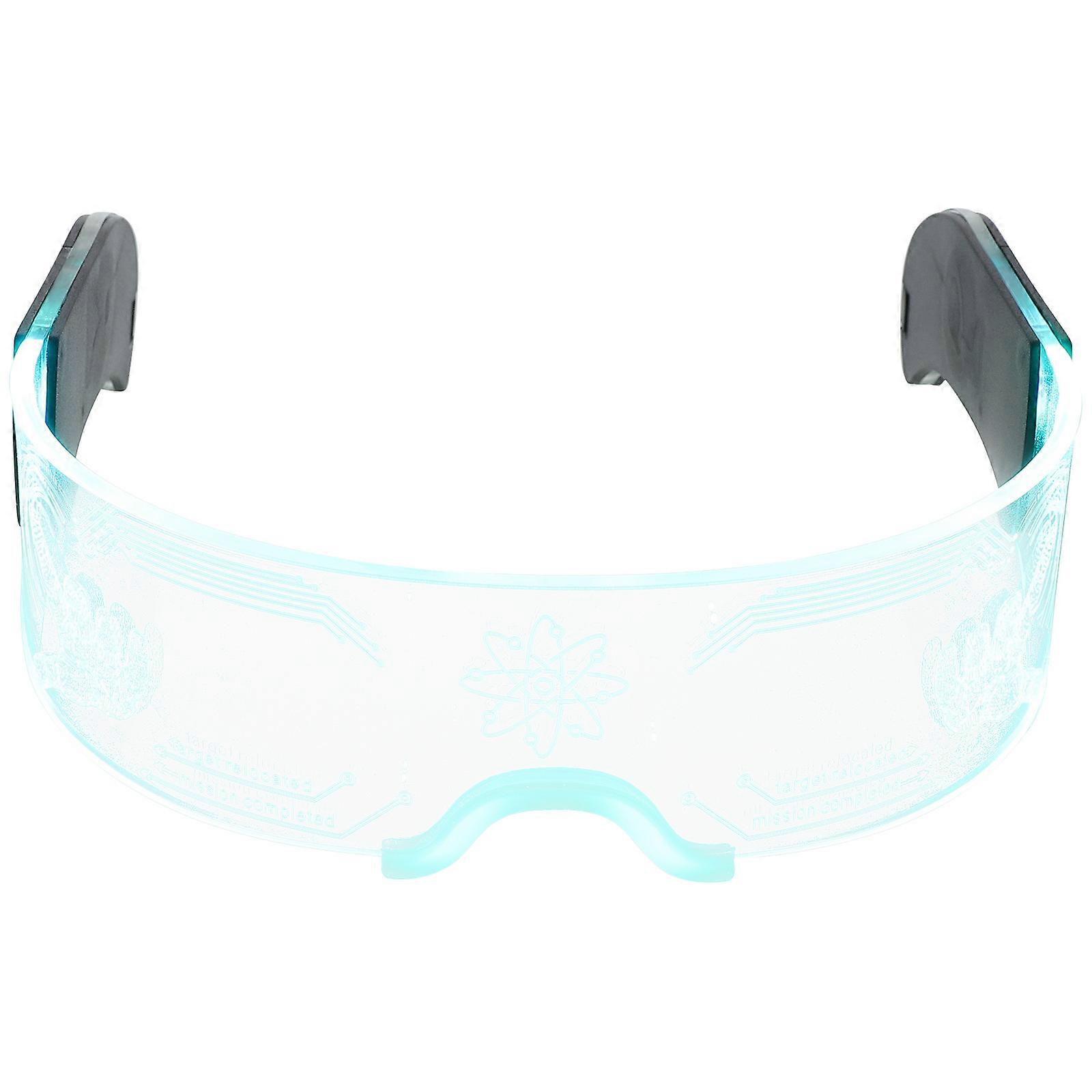 Glowing Eyeglasses Photo Props Festivals Friends Assorted Color 1Pack