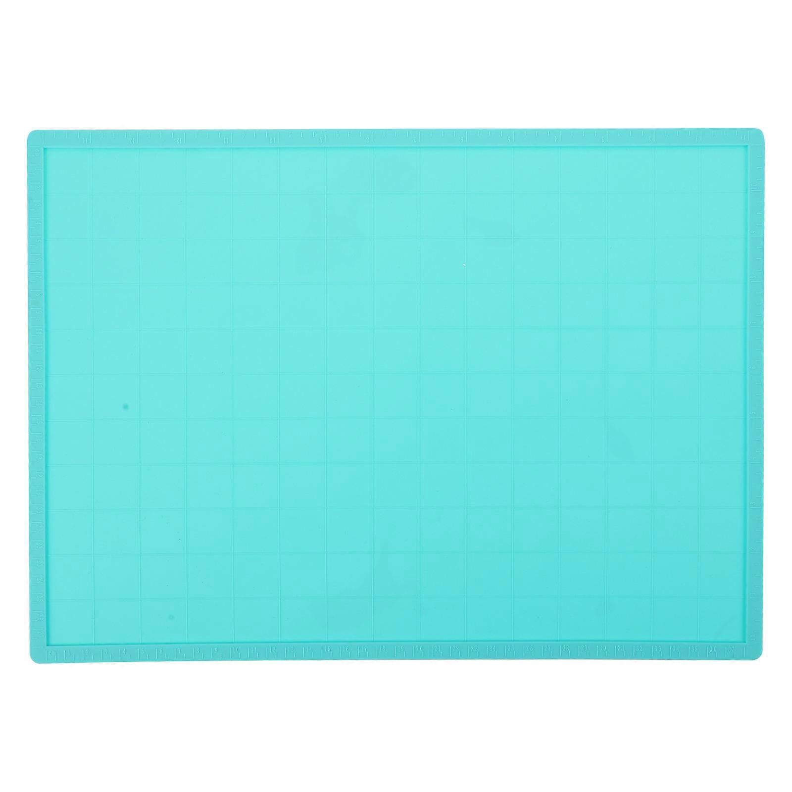 Craft Silicone Mat with Scale for DIY Epoxy Resin Projects NonStick Green