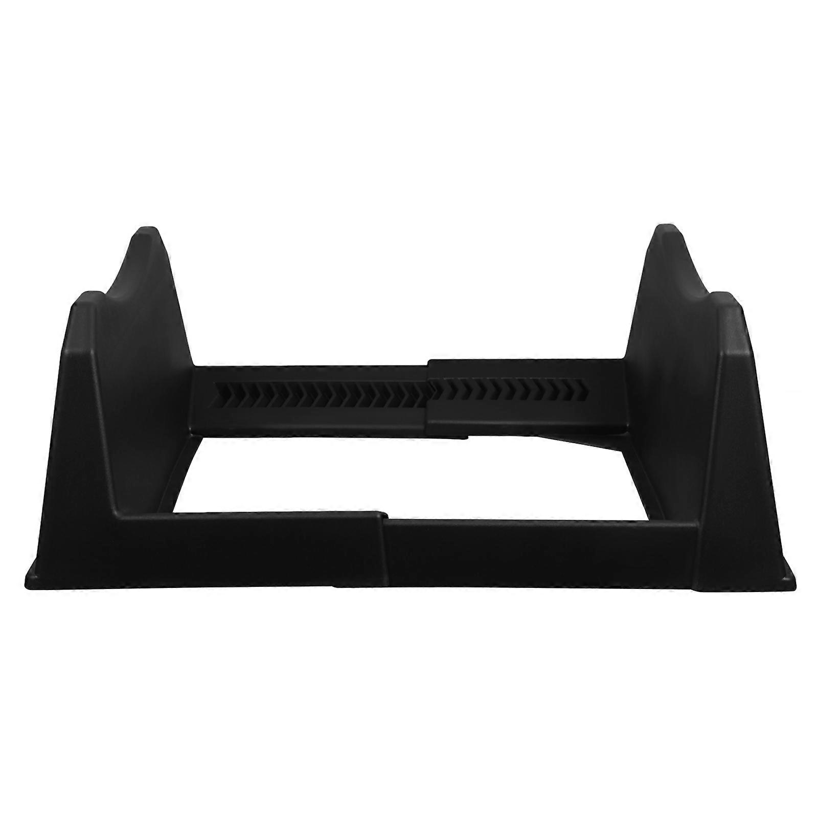 Adjustable Black Tire Storage Rack for Semi Truck & Trailer, Durable Heavy Duty Spare Tire Mount Bracket for Garage & Commercial Use, Space Saving