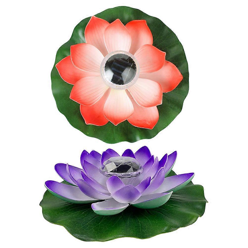 LED Lotus Lamps for Decor Assorted Color Plastic Premium Materials Float on Water