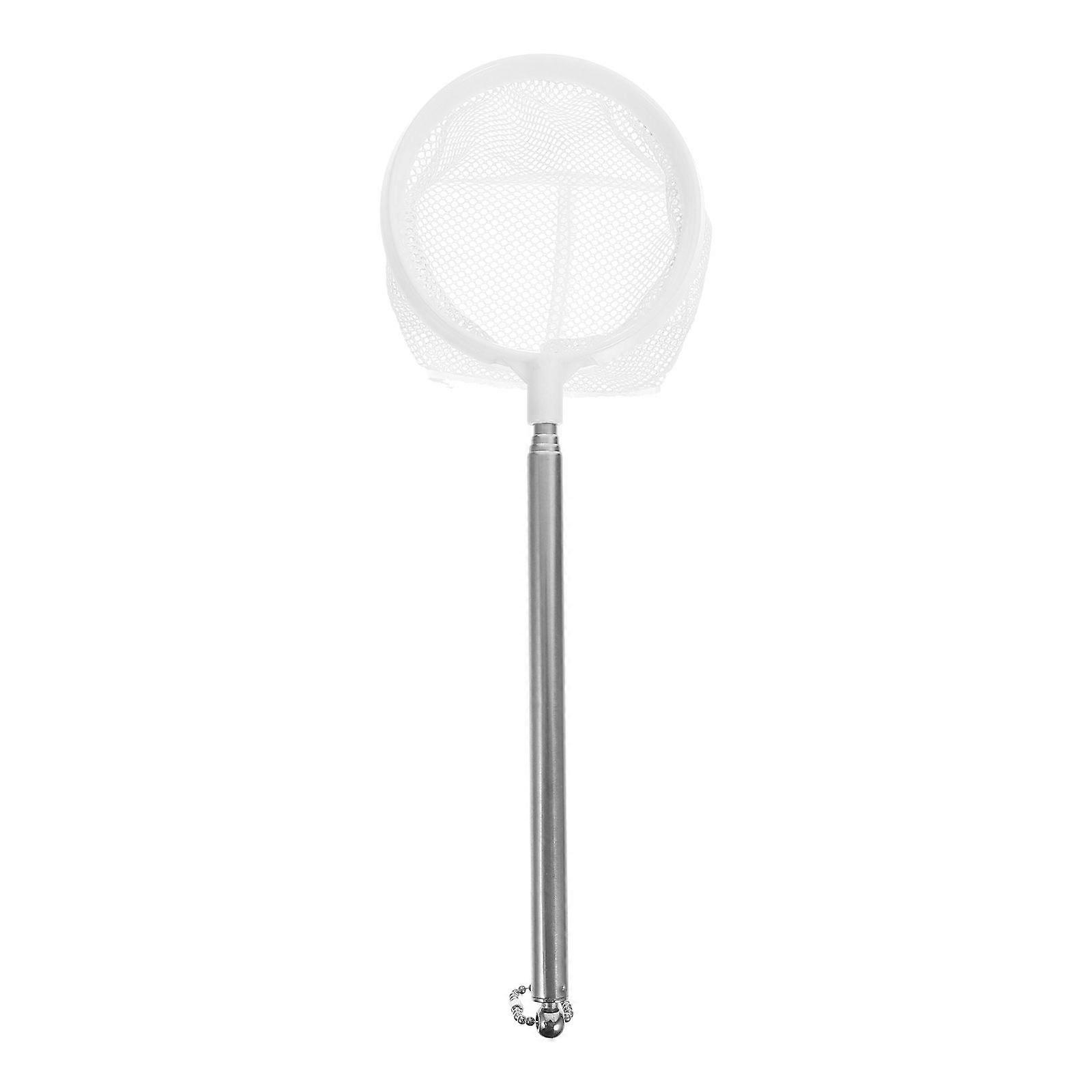 Aquarium Shrimp Net Tiny Fish Tank Net With Extendable Stainless Steel Handle Soft Round Fine Net Mesh For Shrimp Baby Fish Food Residue Debris Skimmi