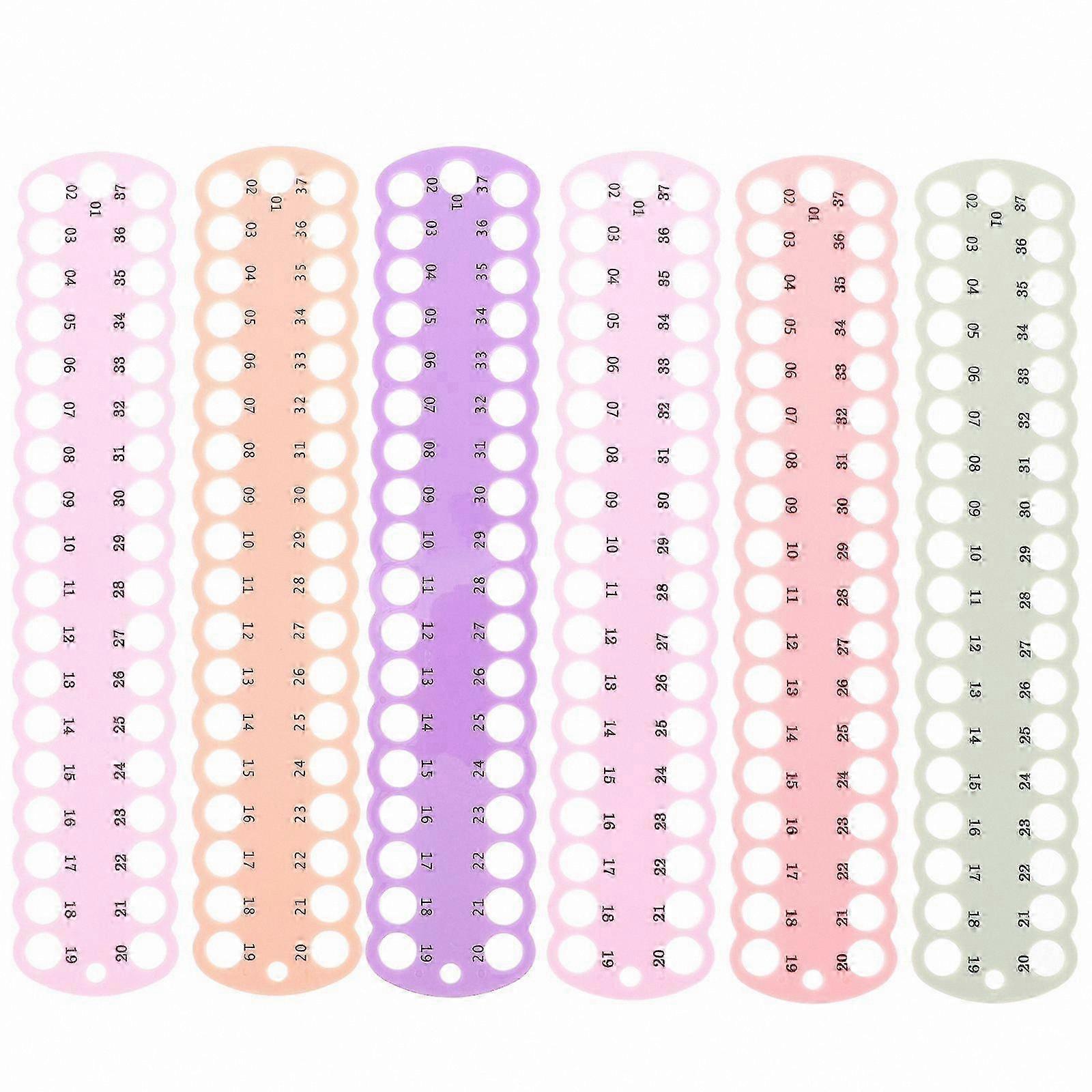 Durable Plastic Thread Holders for Embroidery and Household Organization, 6-Pack Thread Storage Solutions