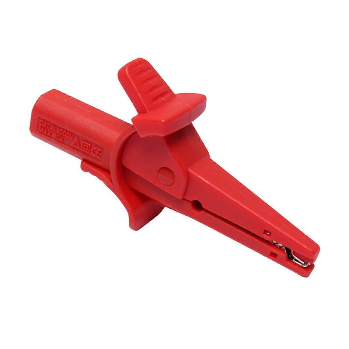 Insulated Alligator Clip Banana Plug Durable Test Clip for Multimeter Electrical Projects for Battery Chargers Solar Panels More