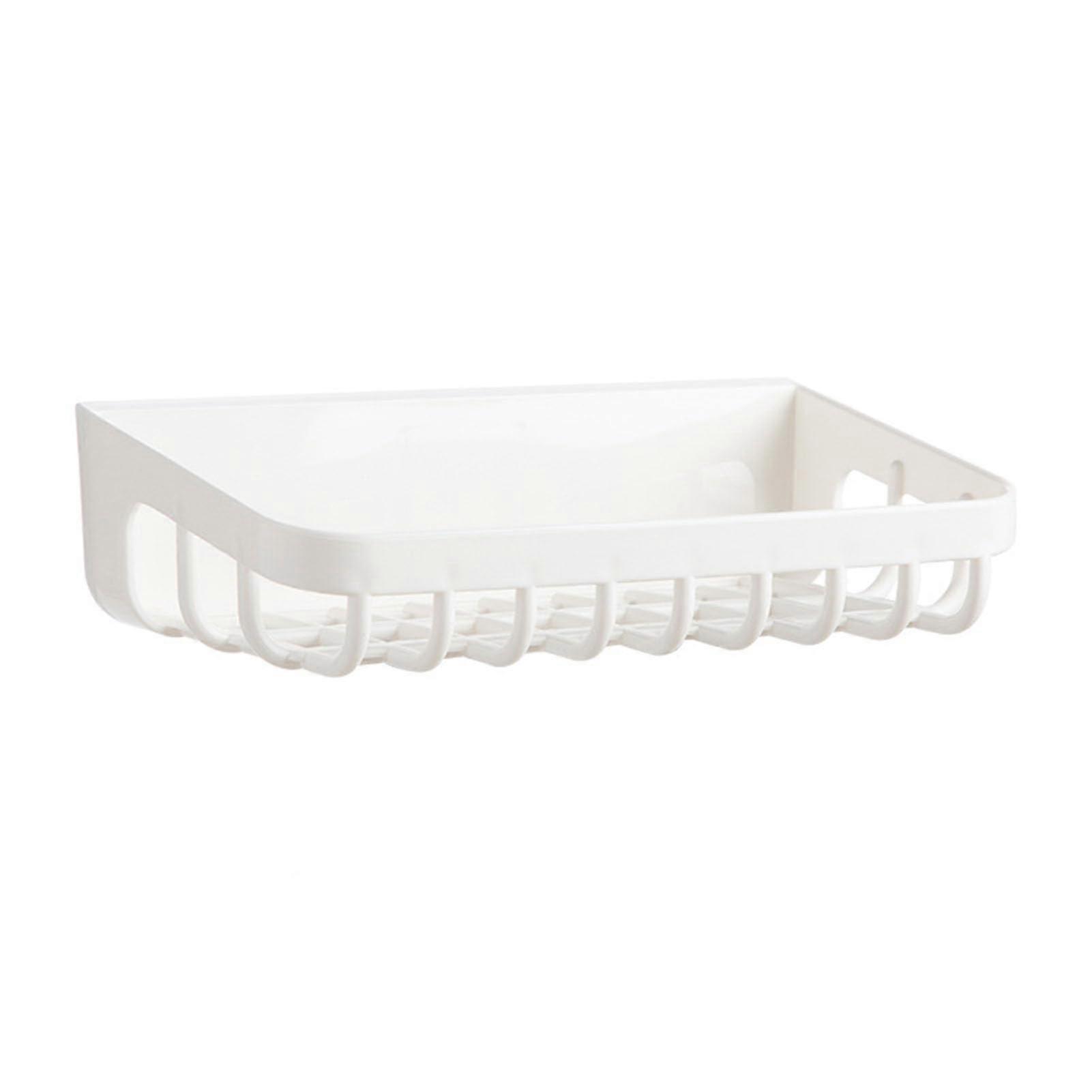 Bathroom Floating Shelf Wall Mounted Polypropylene Shower Shelf Organizer Rack For Home