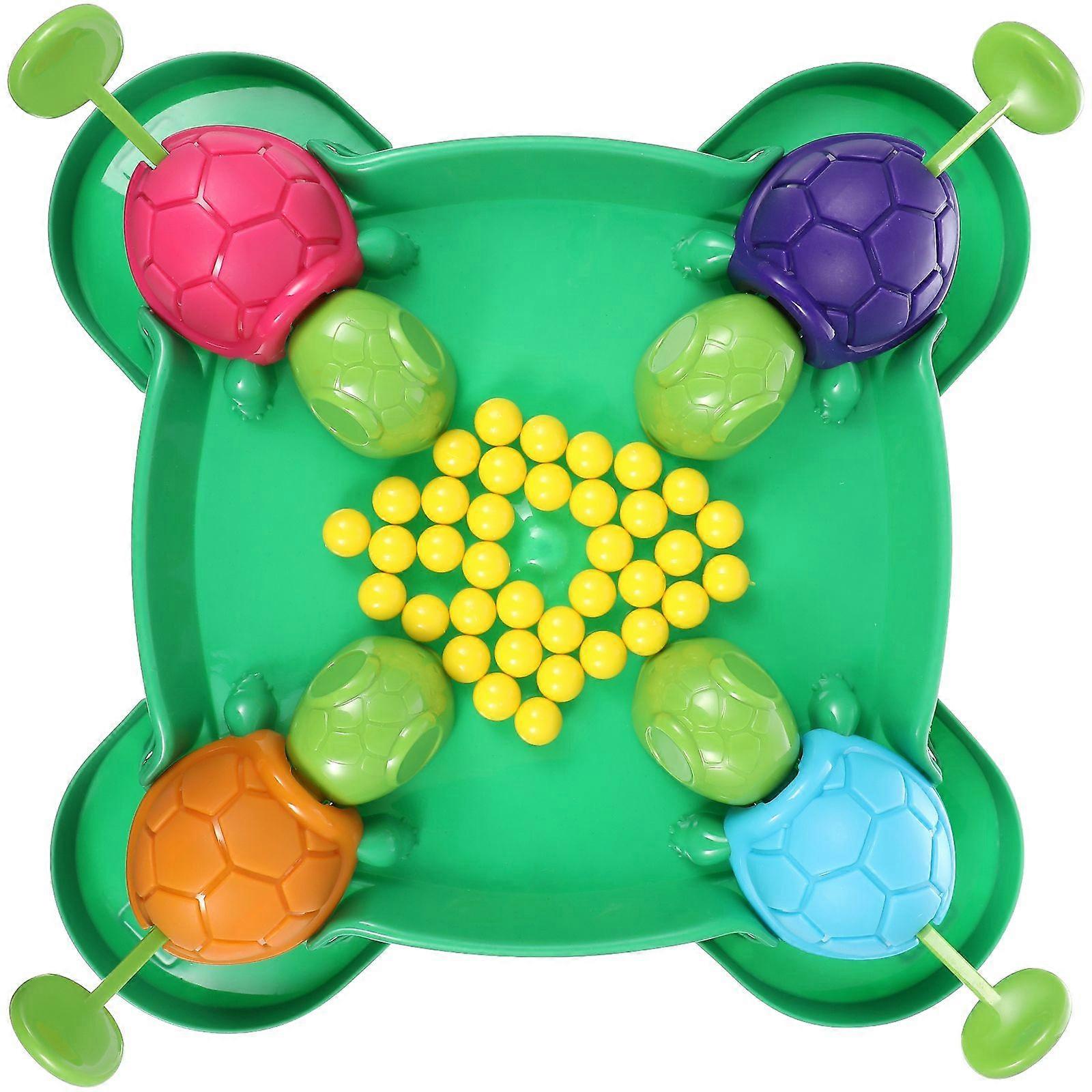 1 Set Toddler Table Game Kids Table Tortoise Bean Toy Kids Table Game Kids Intelligent Game