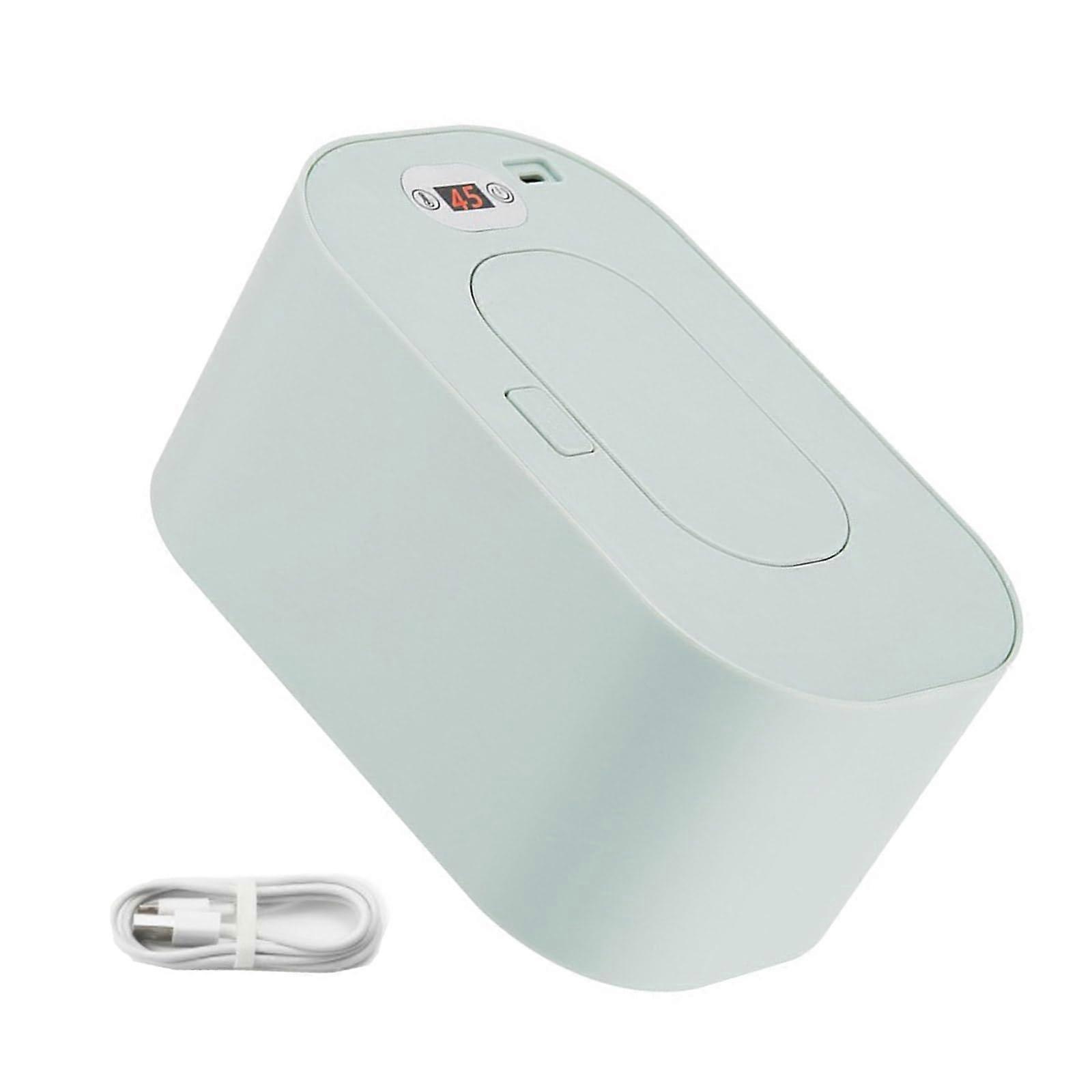 Wet Heating Machine Small Wet Towels Warmer Baby Heater PP Texture Light Blue For Office Or Outdoor Use