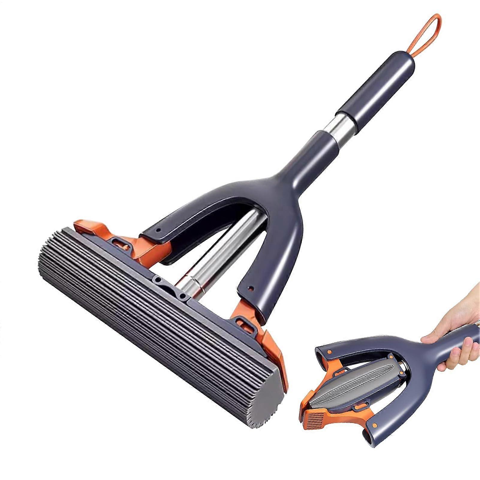 Mini Mopp Portable Compact Mop Cleaning Tool for Car, Tiles, Bathroom, Kitchen