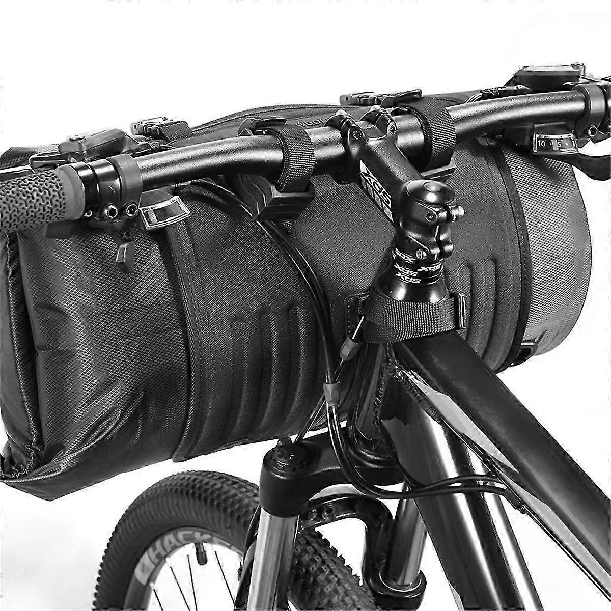 Waterproof Bike Front Tube Bag with 15L+3L Storage Capacity: Perfect for Cycling Front Frame, Pannier, and Handlebar Basket