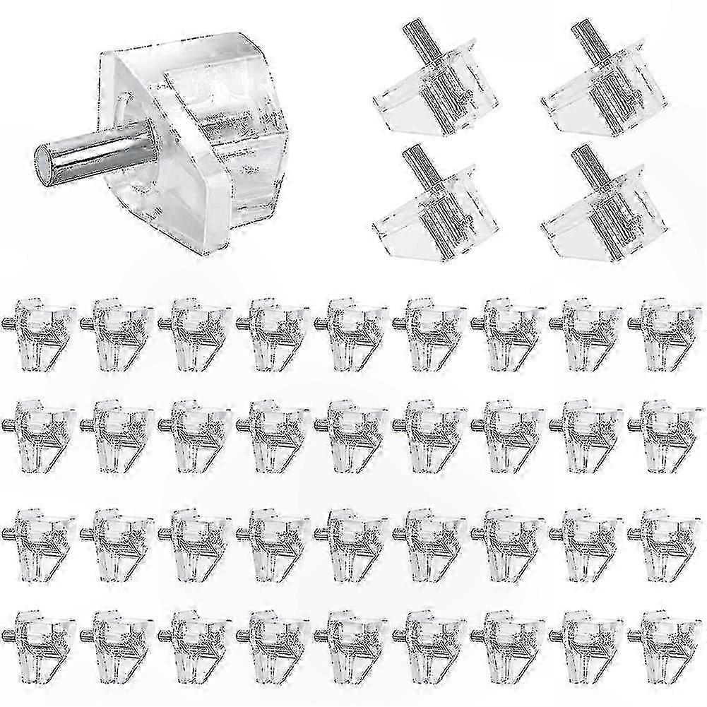 20-Pack 3mm Clear Shelf Pegs for Cabinet Support and Organization Solutions hwy