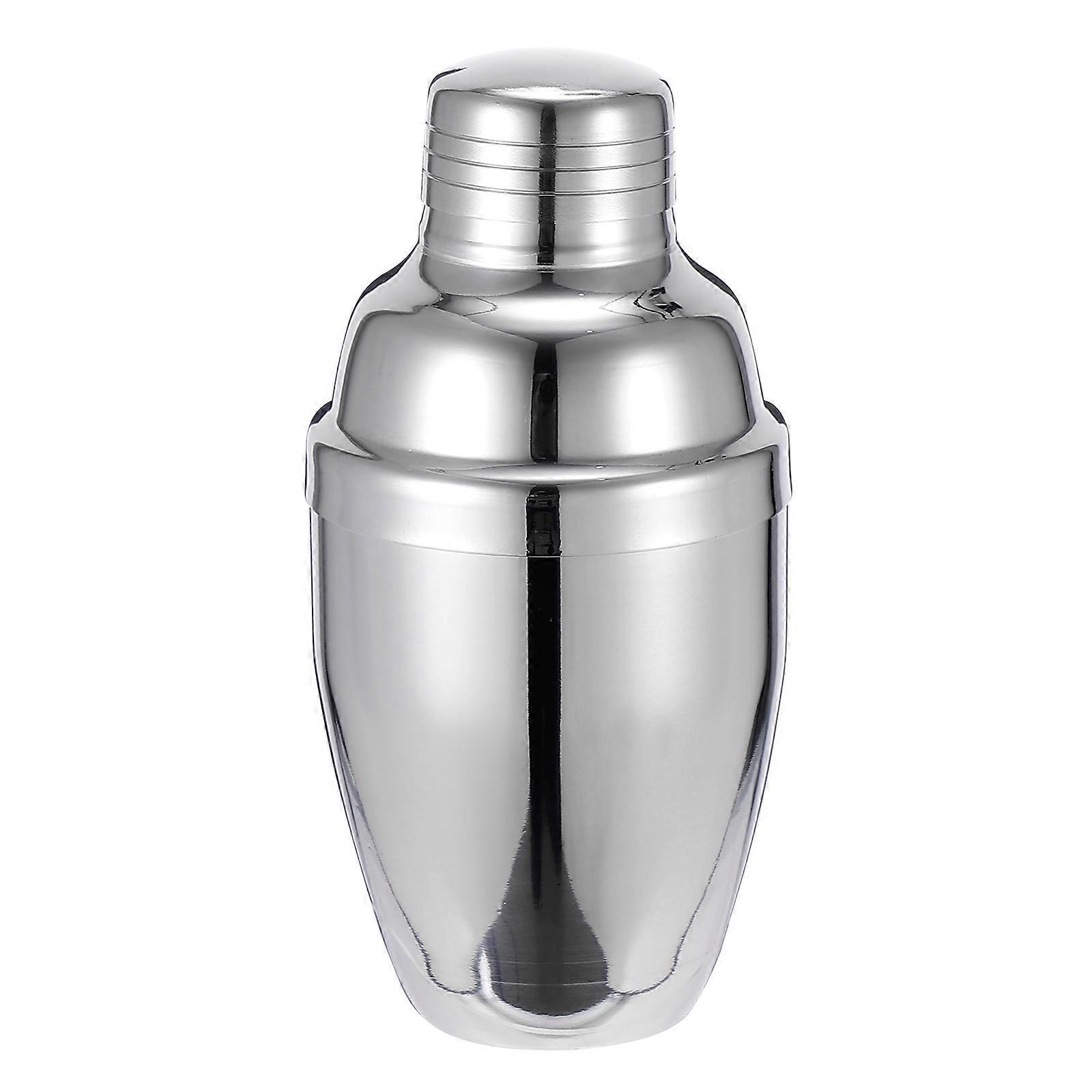 Silver Stainless Steel Cocktail Shaker 1Pcs for Bar Use Practical Use
