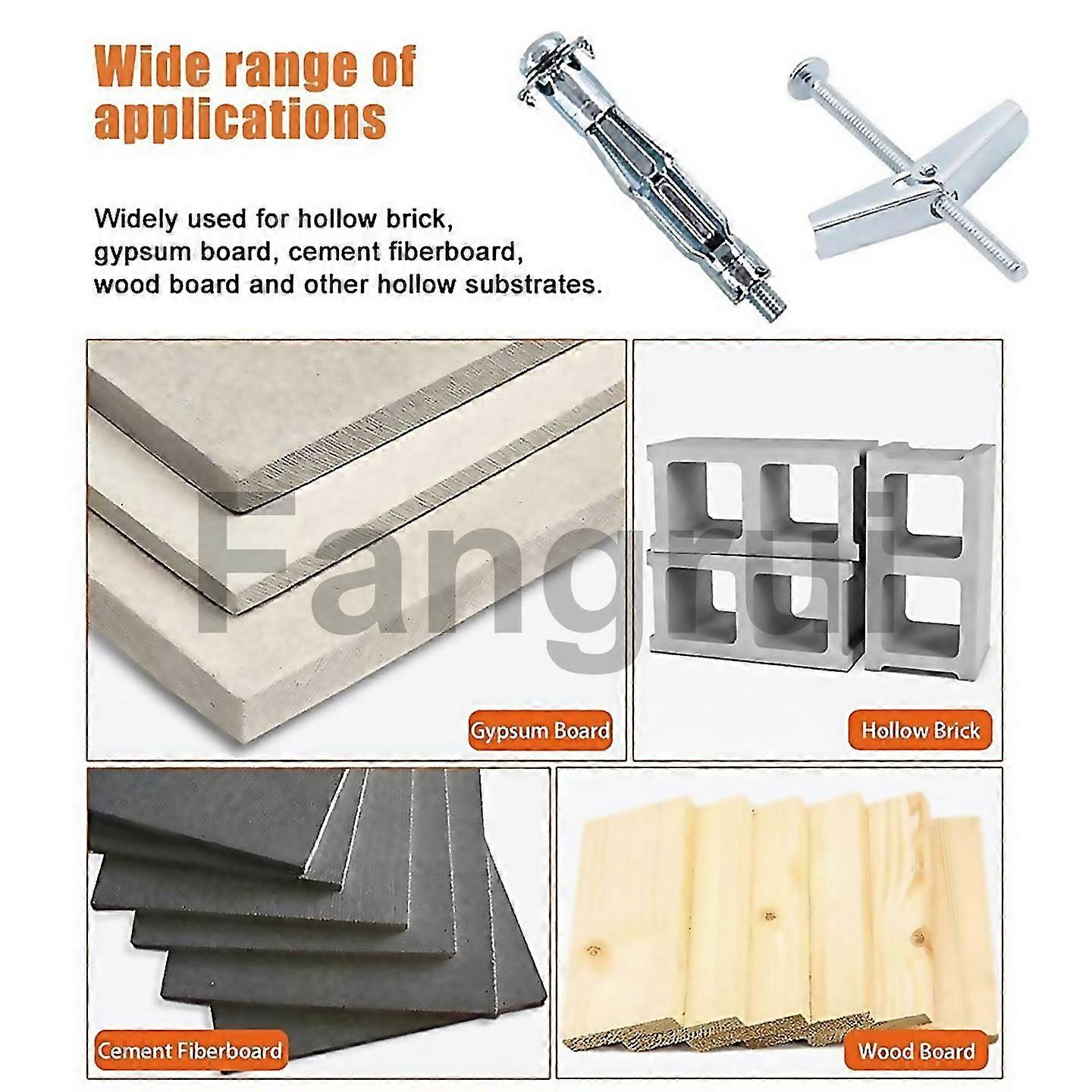 For 25sets Toggle Bolt And Boltwing