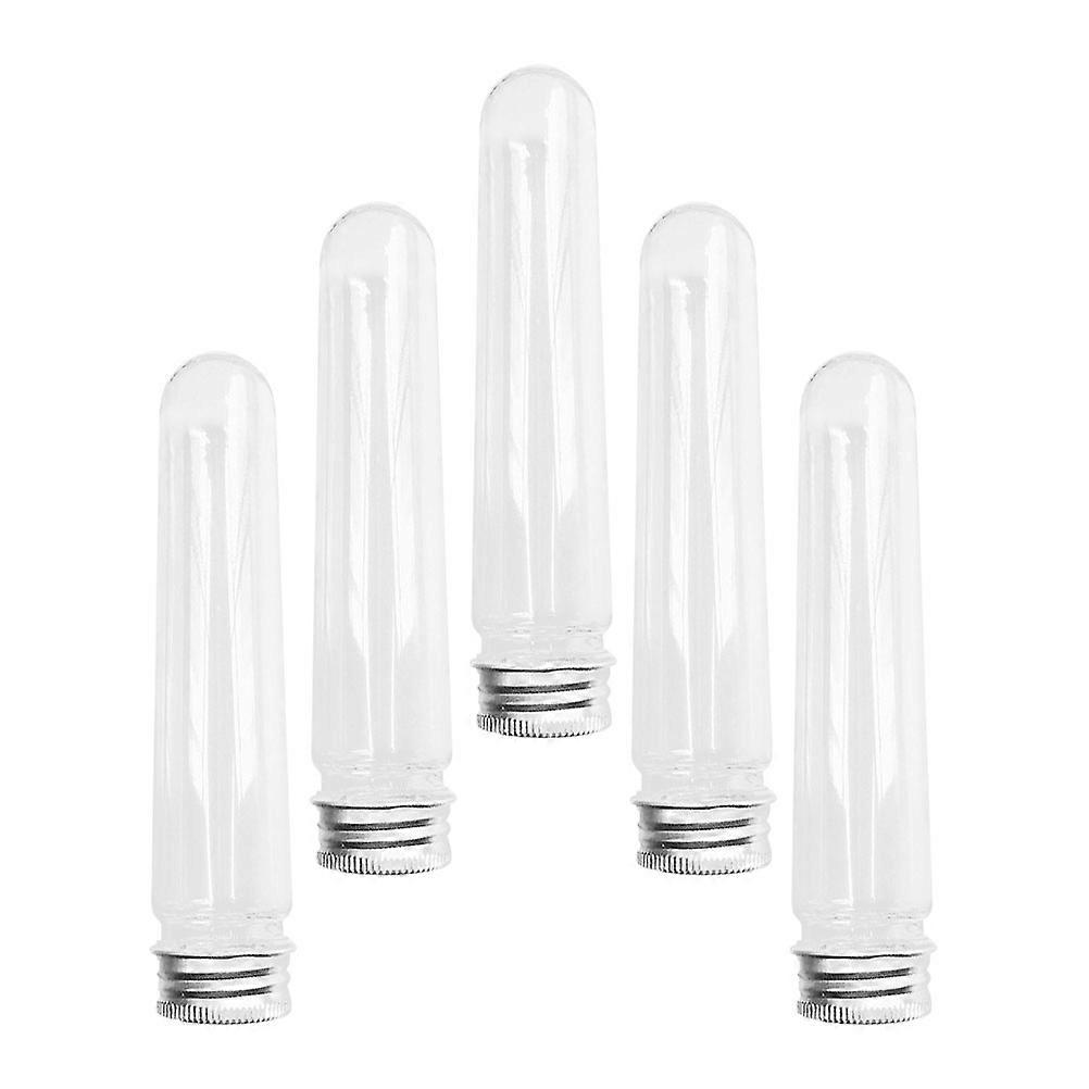 Portable Shoelace Storage Tubes Plastic for Shoelaces Transparent Lightweight Organizer 5Set