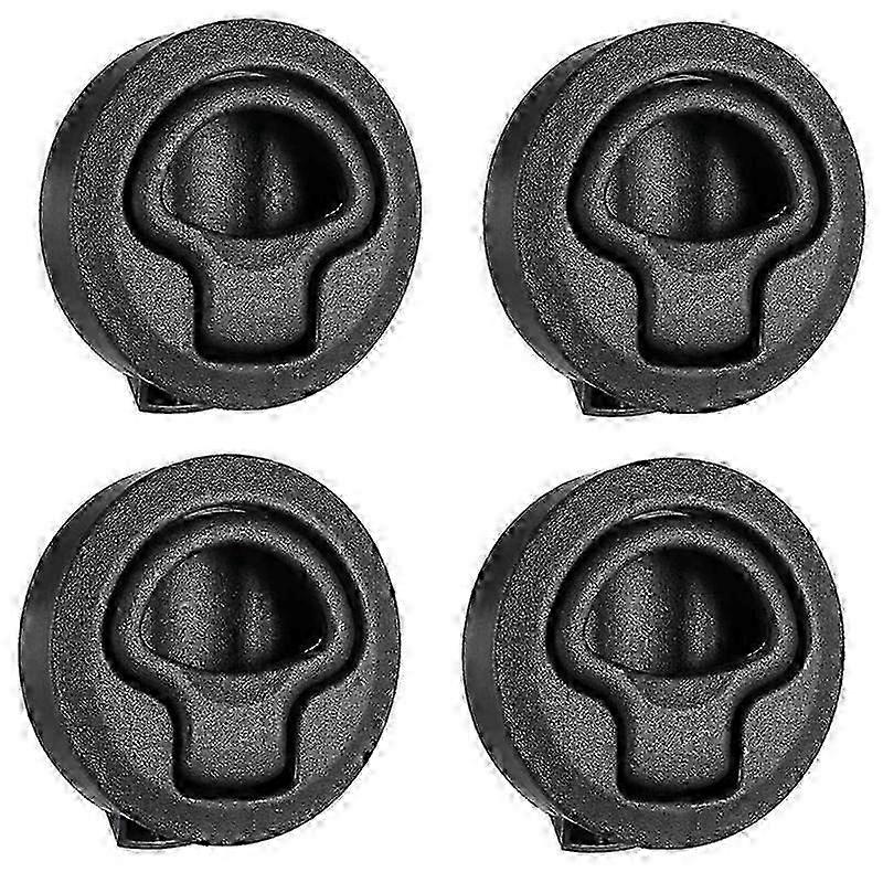 4Pcs/Set Round Pull Latch Lock Latch Hardware for RV Yacht Boat Deck Hatch