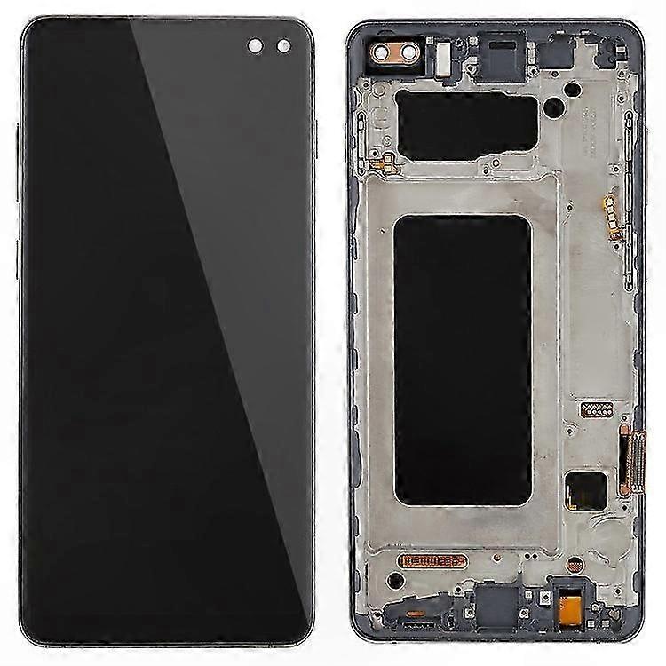 LCD Screen Digitizer Assembly with Frame for Galaxy S10 Plus G975 - TFT Grade C Replacement Part