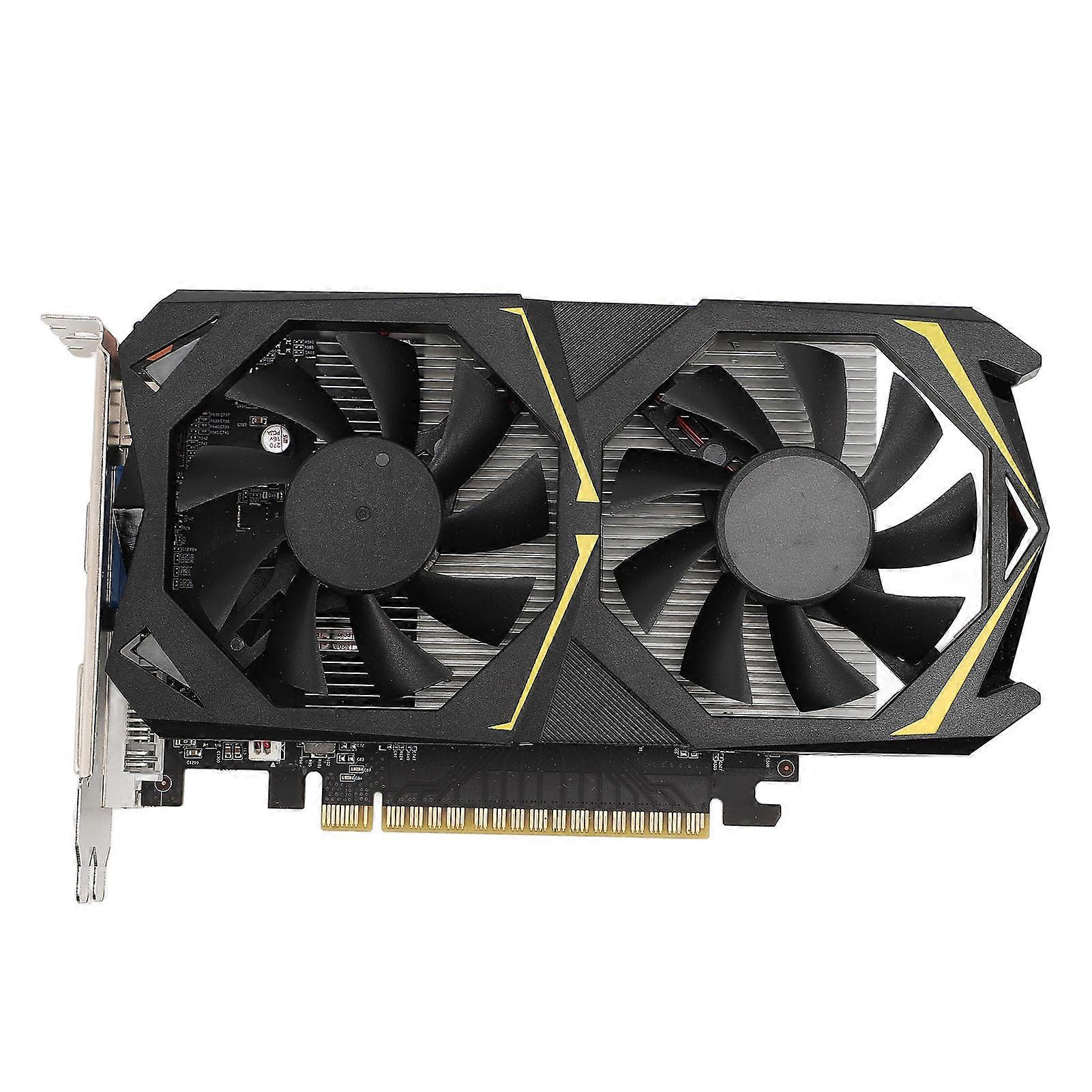 Gaming Graphics Card 4GB DDR5 Low Noise Double Cooling Fan 128 Bit for Replacement