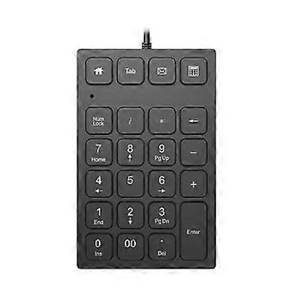 Portable Numeric Keypad for Aigo N28 23-Key USB Keyboard Wired Numeric Keypad for Financial Applications Wired Number