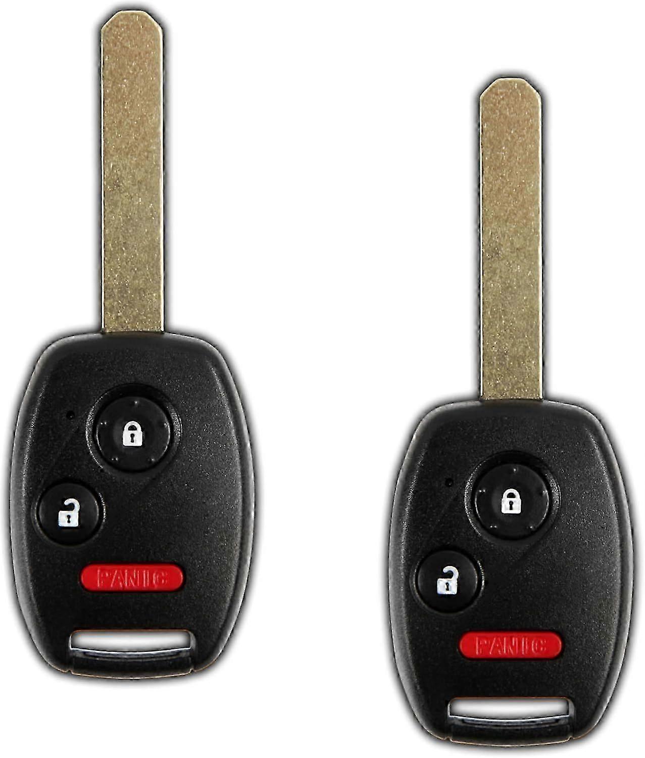 2-Pack Key Fob Replacement for Honda 2007-2015 Models