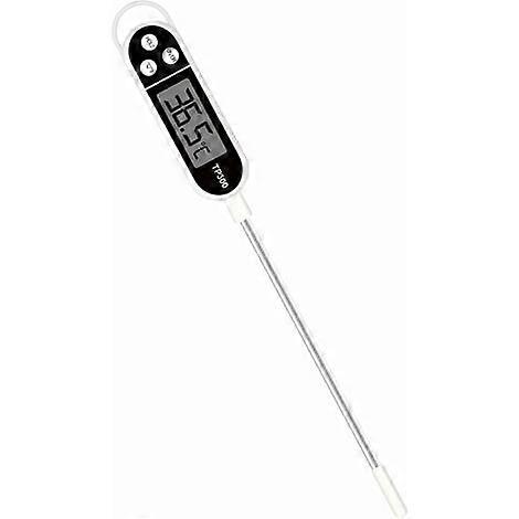 Cooking Thermometer, Digital Meat Thermometer, Long Probe LCD Display