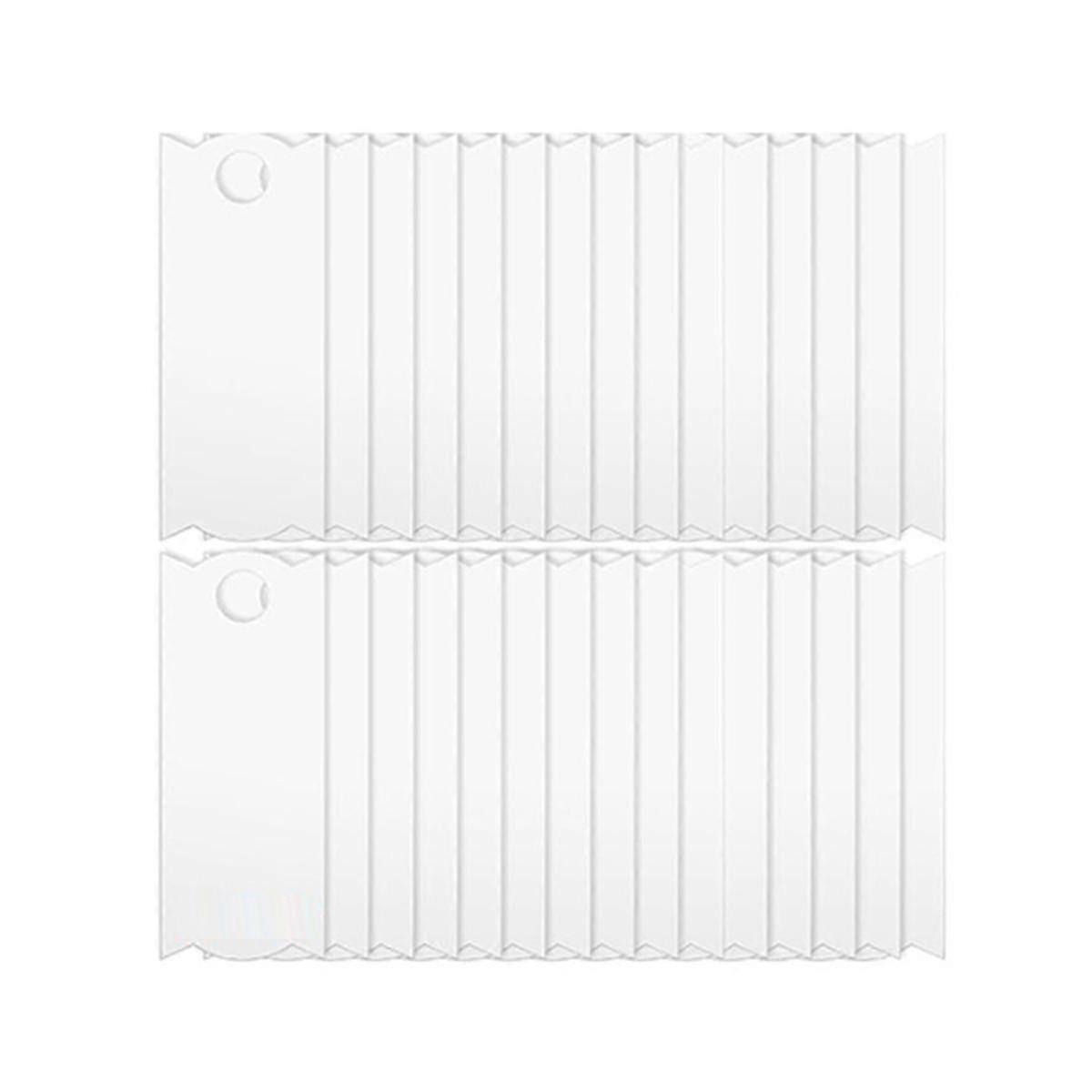 30 PCS Double-Sided Sublimation Blanks Name Plate for 40 OZ Aluminum - Sublimation Name Tag Blanks
