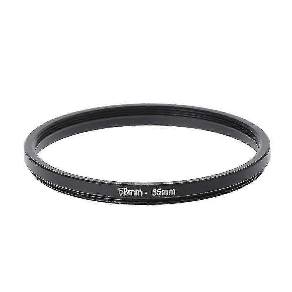58mm to 55mm Metal Step Down Ring Lens Adapter Filter Camera Tool Accessory New