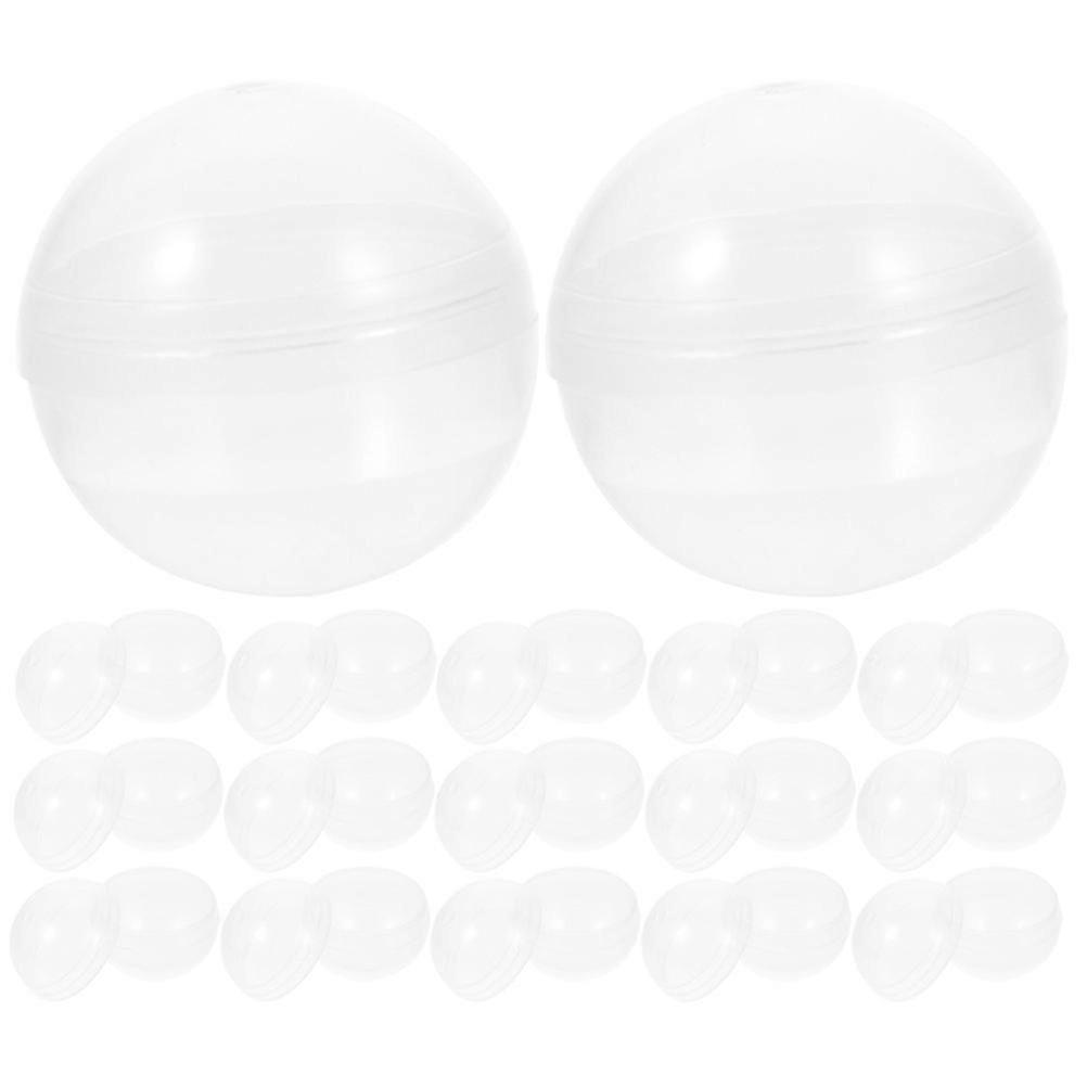 20Pcs Claw Machines Toy Storage Balls Transparent Fillable Balls Displaying Round Clear Balls