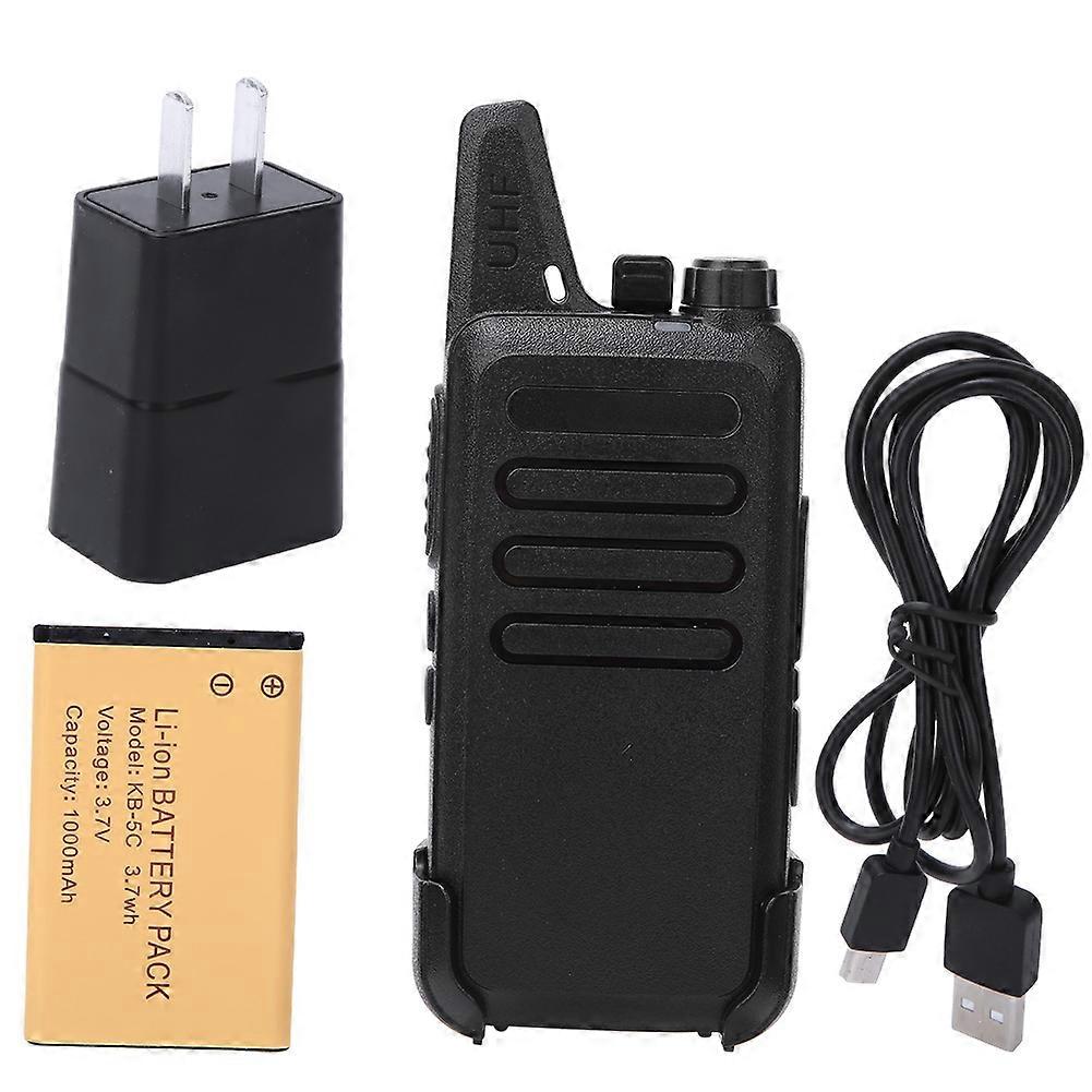 5W Two Way Walkie Talkie Handheld Rechargeable Civilian Radio Communication Device Long Range Portable Transceiver