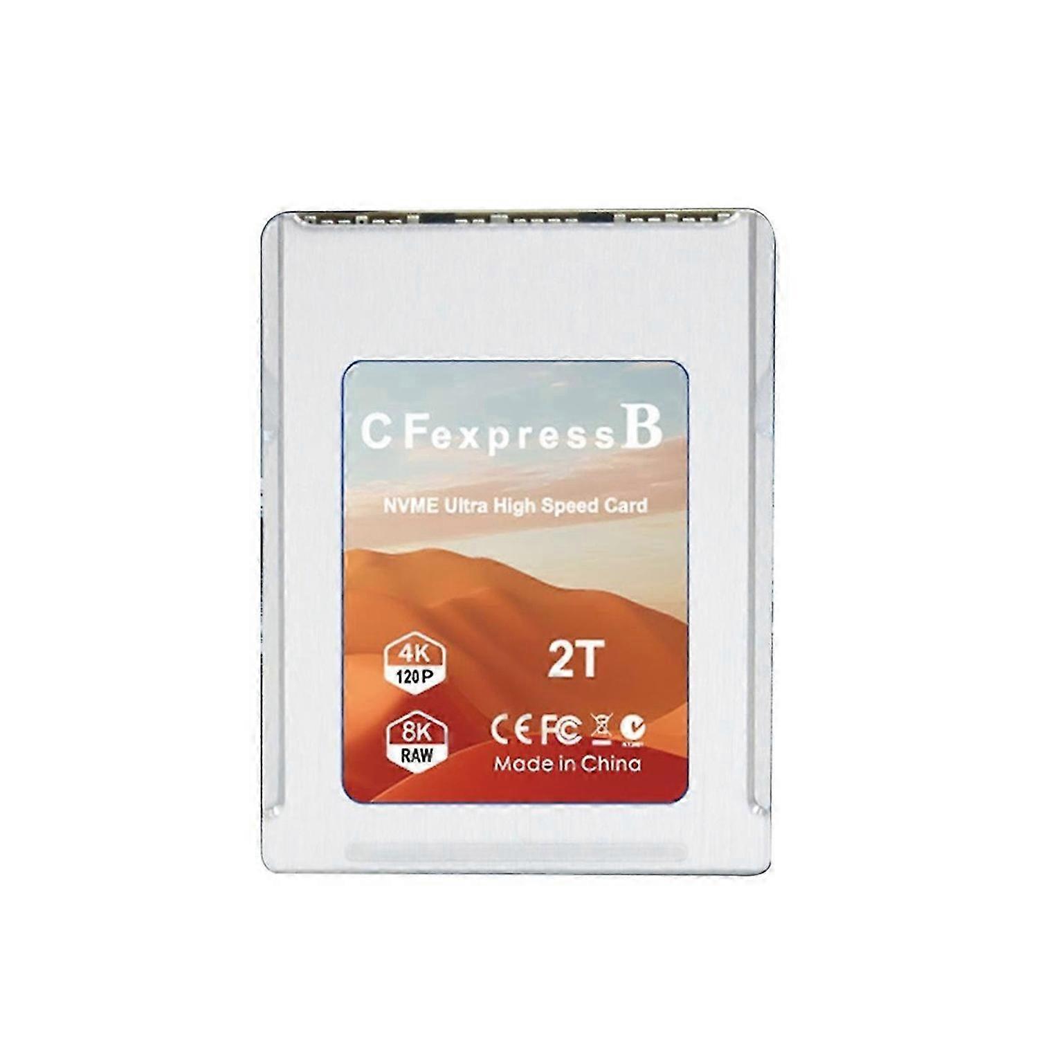 NVME to CFExpress Type B Adapter M2 M-Key Expansion Card, Supports PCIE4.0 2230 SSD for Cameras