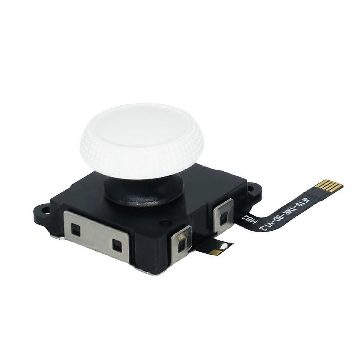 TMR Electromagnetic Joystick for Switch/Lite/ Joycon Anti-Drift Tunnel Magnetic Resistance Joystick White